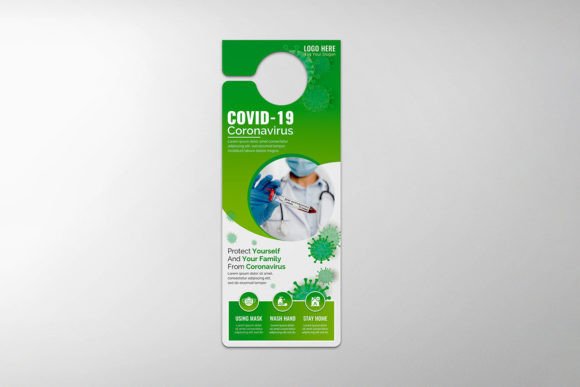 Download Covid-19 Awareness Door Hanger Template - Door hanger template Collection