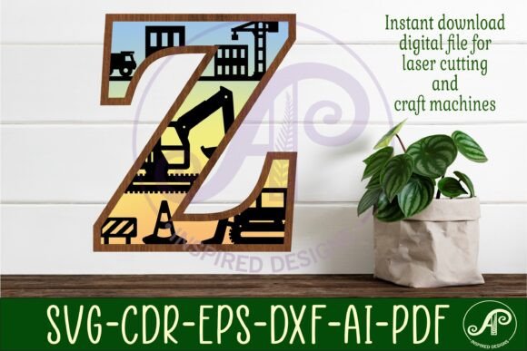 Download Construction Large Z Wall Letter 3 Layer - Premium Resources