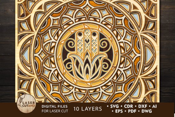 Download Multilayer Mandala Wood or Paper Cut - Paper cut Collection
