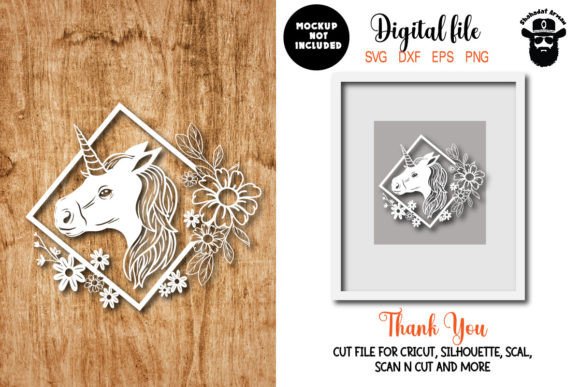 Download Unicorn Laser/paper Cut Design - Paper cut Collection
